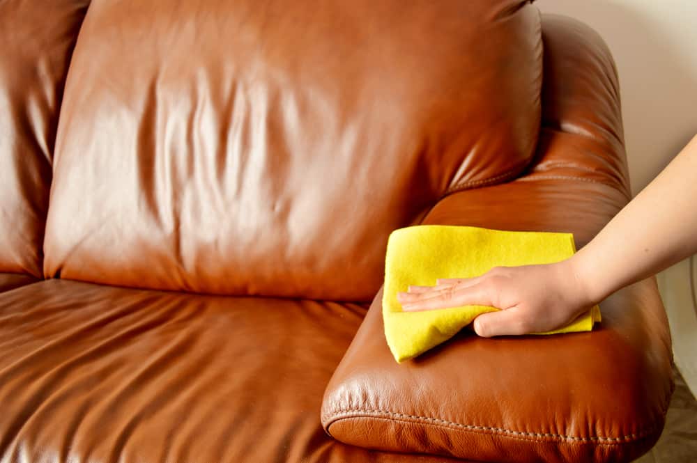 how to clean a leather recliner